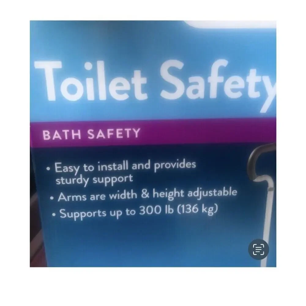 Walgreens Bath Safety Bedside Toilet - Supports up to 350 Pounds